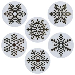 Naklejka (nalepka) Craft-Fun Series Śnieżynki złote Naklejki na rolce Titanum (25JT006) Titanum