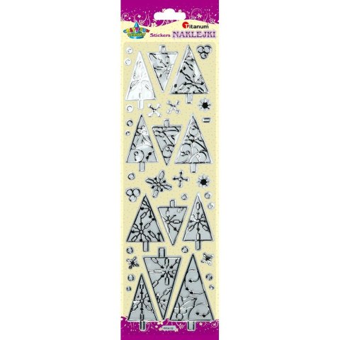 Naklejka (nalepka) Craft-Fun Series choinki Titanum (PFH12) Titanum