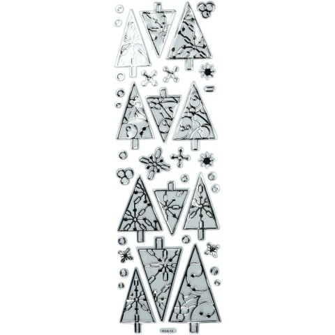 Naklejka (nalepka) Craft-Fun Series choinki Titanum (PFH12) Titanum