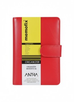 Organizer A6 czerwony MEMOFIX A6 czerwona Antra (5904210086692) Antra
