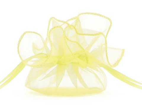 Organza Woreczki z organzy, j. żółty, 26cm (1 op. / 20 szt.) Partydeco (WRG6-084J) Partydeco