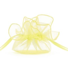 Organza Woreczki z organzy, j. żółty, 26cm (1 op. / 20 szt.) Partydeco (WRG6-084J) Partydeco