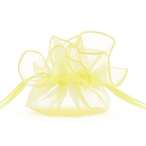 Organza Woreczki z organzy, j. żółty, 26cm (1 op. / 20 szt.) Partydeco (WRG6-084J) Partydeco