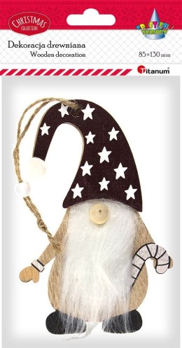 Ozdoba drewniana Craft-Fun Series Skrzat XMAS Titanum (22HY1248) Titanum