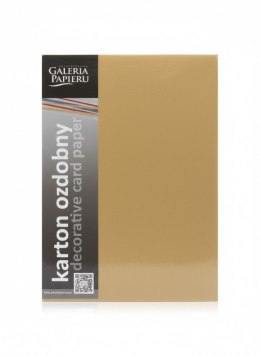 Papier ozdobny (wizytówkowy) pearl A4 ZŁOTY 210g Galeria Papieru (205454) Galeria Papieru