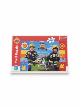 Puzzle Zawsze pomocny Strażak Sam 100 el. Trefl (16518) Trefl