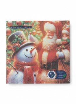 Serwetki BN Holy friendship mix nadruk bibuła [mm:] 330x330 Paw (TL235000) Paw