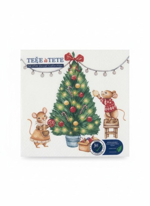 Serwetki BN Tiny Christmas mix papier Paw (TL235400) Paw