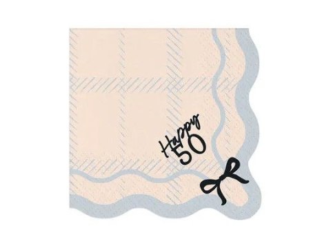 Serwetki Happy 50 mix papier [mm:] 330x330 Partydeco (SP33-102-50) Partydeco