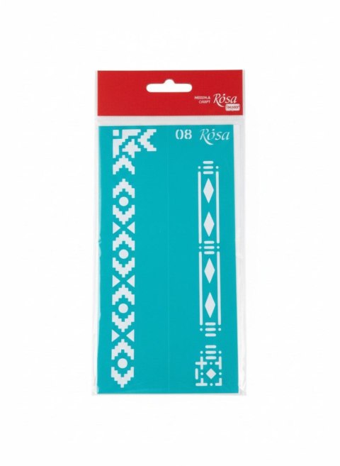 Szablon gerometryczne II Rosa (08) Rosa