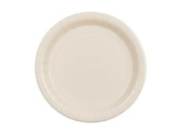 Talerz jednorazowy beżowe papier śr. 230mm 6 szt Partydeco (TPP102-013) Partydeco