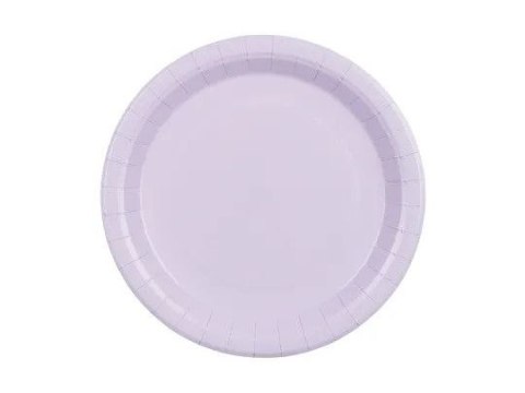 Talerz jednorazowy lawenda papier śr. 230mm 6 szt Partydeco (TPP102-002) Partydeco