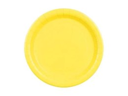 Talerz jednorazowy żółte papier śr. 230mm 6 szt Partydeco (TPP102-084) Partydeco