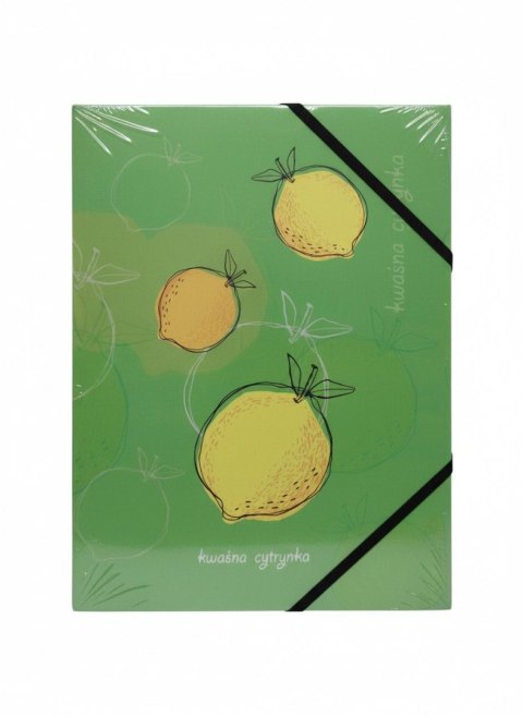 Teczka kartonowa na gumkę CYTRYNKA A4 mix Tetis (BT601-A1(96)) Tetis