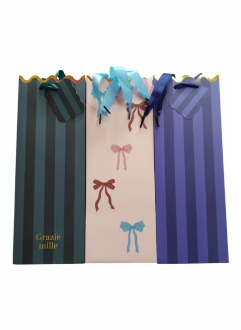 Torba prezentowa GOLD SHAPE na butelkę Interdruk (190g) Interdruk