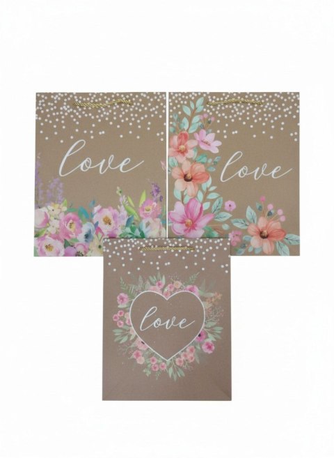 Torba prezentowa wzorki A4 [mm:] 260x320x 100 Lean (22241) Lean