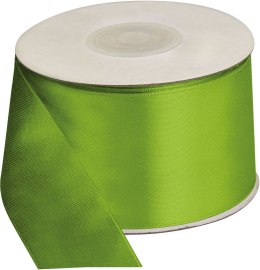 Wstążka Craft-Fun Series satynowa 50x25 [mm x m] zielone jabłko Titanum (50/25/75) Titanum