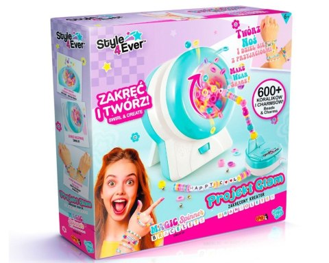 Zestaw kreatywny dla dzieci Projekt Glam Zakręcony kreator bransoletek Epee (EP60468) Epee
