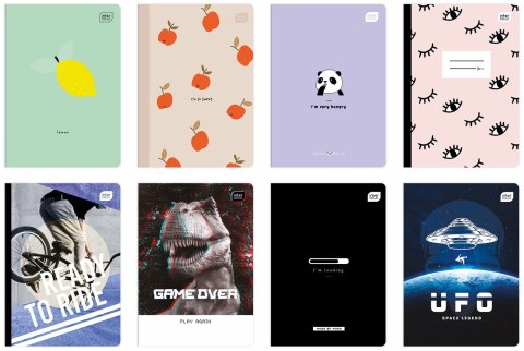 Zeszyt A5 32k. 70g linia Interdruk (ZE32KF=) Interdruk