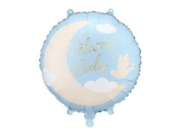 Balon foliowy Welcome Baby 18cal Partydeco (FB350-001J) Partydeco
