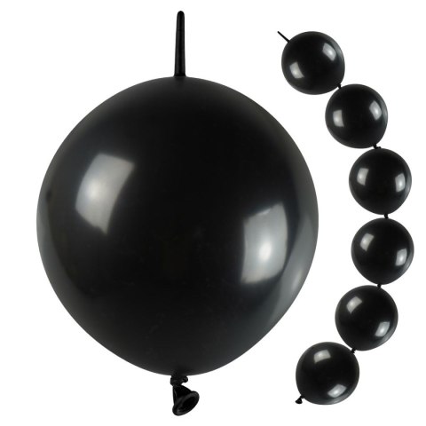 Balon gumowy z łącznikiem (10 szt.) czarna 130mm Arpex (KB7504) Arpex
