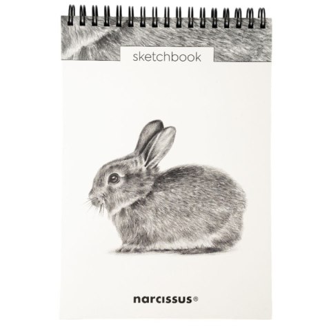 Blok artystyczny szkicownik królik A5 120g 60k Narcissus Narcissus