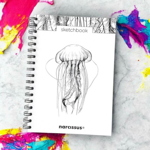 Blok artystyczny szkicownik meduza B5 120g 60k Narcissus Narcissus