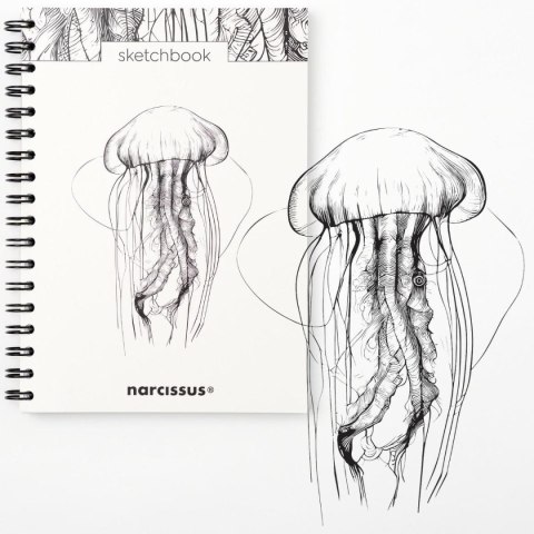 Blok artystyczny szkicownik meduza B5 120g 60k Narcissus Narcissus