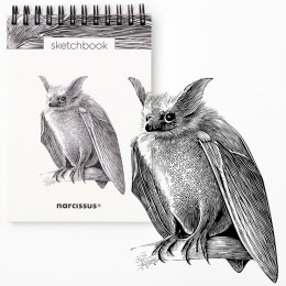 Blok artystyczny szkicownik nietoperz A6 60k Narcissus Narcissus