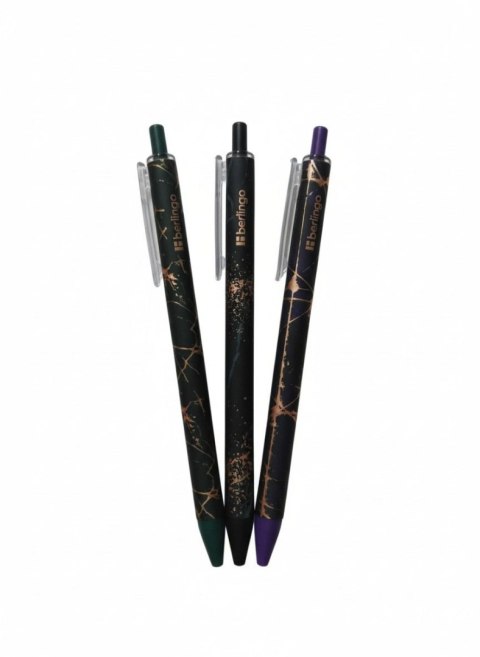 Długopis Golden Shade wkład niebieski 0,7mm Berlingo (371281) Berlingo