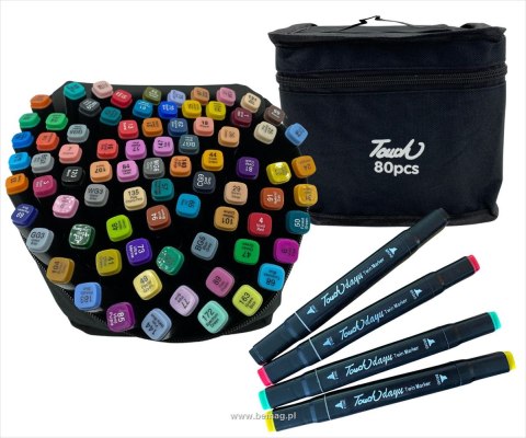 Flamaster zestaw w torbie 80 kol. Bemag (touch80) Bemag