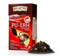 Herbata pu-erh liściasta z cytryną 100 g Big Active (94337) Big Active