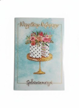 Kartka składana A5 18 TORT GLAMOUR A5 Henry (5905701484140) Henry