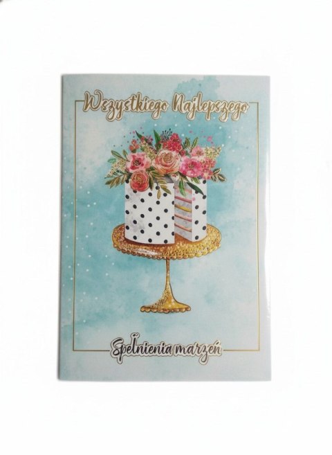 Kartka składana A5 A5 18 TORT GLAMOUR Henry (5905701484140) Henry