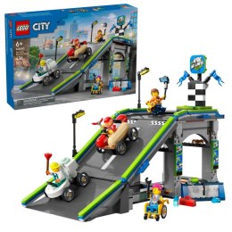 Klocki konstrukcyjne City Bez granic: tor z rampami dla wyścigówek Lego (60460) Lego