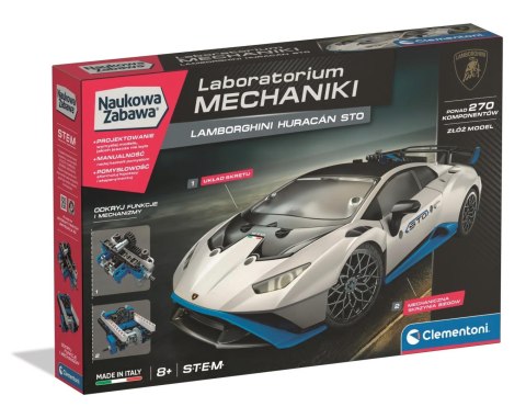 Klocki konstrukcyjne Laboratorium Mechaniki Lamborgini Huracan Clementoni (50917) Clementoni