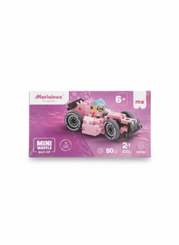 Klocki konstrukcyjne Mini Waffle 50el Cars: Pink Race Car Marioinex Marioinex