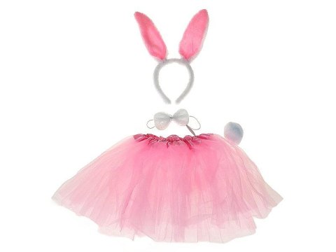 Kostium króliczka, opaska z uszami, muszka, ogonek i spódniczka Adar (602007) Adar