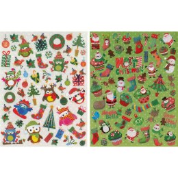 Naklejki świąteczne Craft-Fun Series papierowe 2 plansze Titanum (19ZJ-002A) Titanum