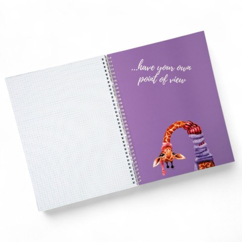 Notes (notatnik) zyrafa A4 80k. krata Narcissus Narcissus