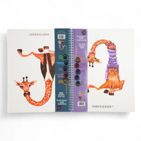 Notes (notatnik) zyrafa A4 80k. krata Narcissus Narcissus