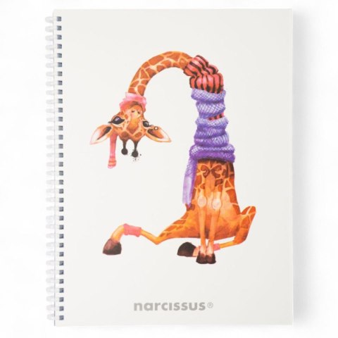 Notes (notatnik) zyrafa A4 80k. krata Narcissus Narcissus
