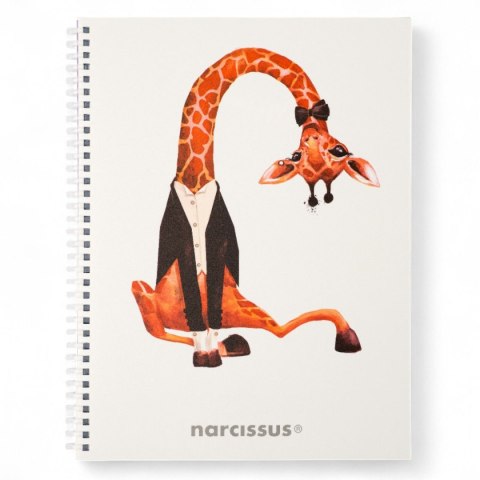 Notes (notatnik) zyrafa A4 80k. krata Narcissus Narcissus