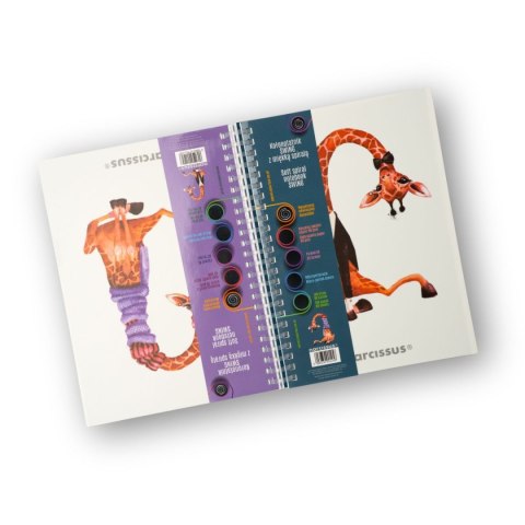 Notes (notatnik) zyrafa A5 80k. krata Narcissus Narcissus