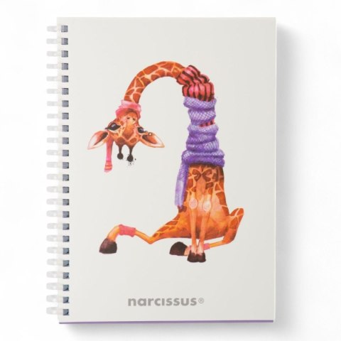 Notes (notatnik) zyrafa A5 80k. krata Narcissus Narcissus