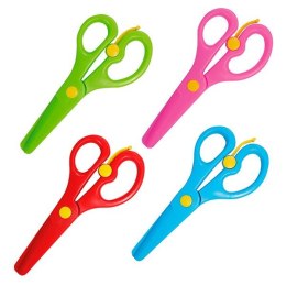 Nożyczki dla dzieci bezpieczne z odbojnikiem 13,5cm Flamingo