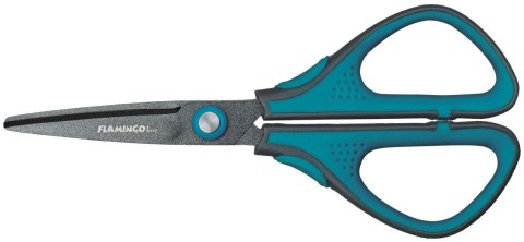 Nożyczki teflonowe czarne ostrze 3D 15cm Flamingo (FL055526) Flamingo