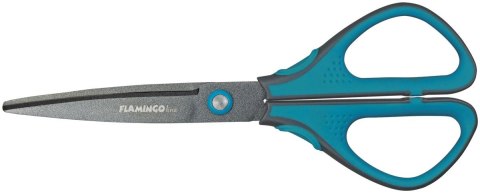 Nożyczki teflonowe czarne ostrze 3D 19cm Flamingo (FL055524) Flamingo