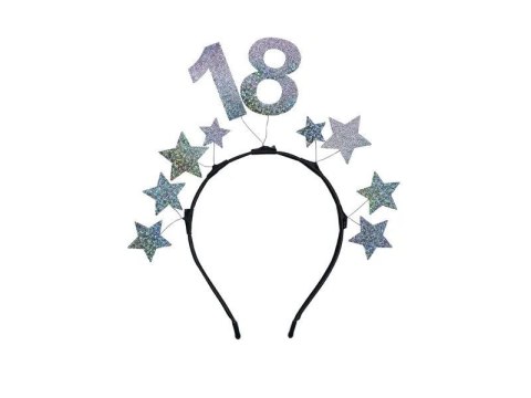 Opaska z gwiazdkami 18 urodziny Partydeco (OP47) Partydeco