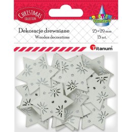 Ozdoba drewniana Craft-Fun Series gwiazdki Titanum (MTCR-WDC811) Titanum
